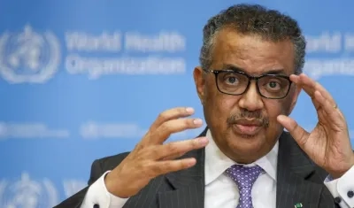 El director general de la OMS, Tedros Adhanom Ghebreyesus.