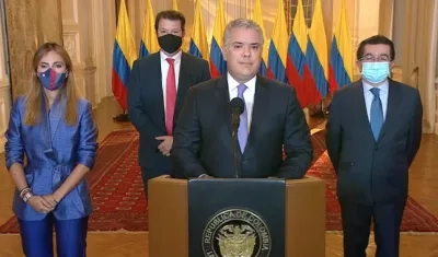 El Presidente de la República, Iván Duque.