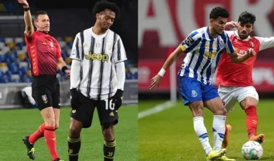 Juan Guillermo Cuadrado y Luis Díaz. 