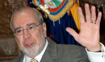 Gustavo Noboa, expresidente ecuatoriano.