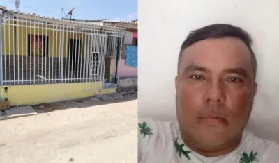 Erick Rafael Orozco Cabrera fue ultimado cuando reposaba el almuerzo en la terraza de esta vivienda. 