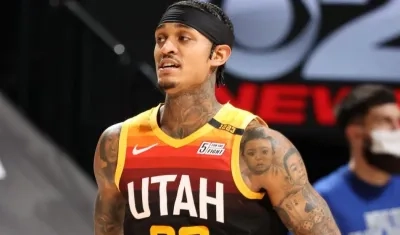 Jordan Clarkson fue la figura de los Jazz. 