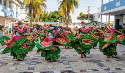 Imágenes de uno de los grupos.