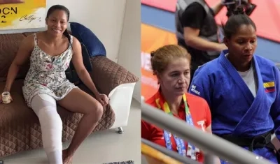 Yuri Alvear, judoca colombiana. 