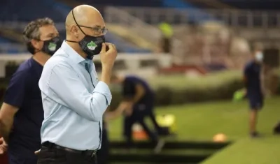 Alfredo Arias, técnico del Deportivo Cali.