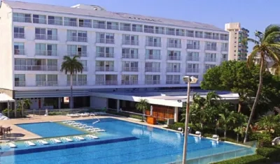 Fachada del Hotel Tamacá en El Rodadero.