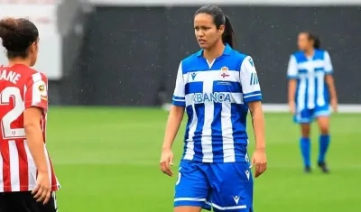 Lady Andrade, delantera colombiana. 