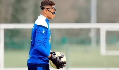 Lucho García, arquero barranquillero. 