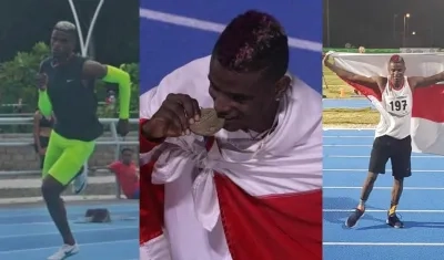 Raúl Mena, atleta del Atlántico. 