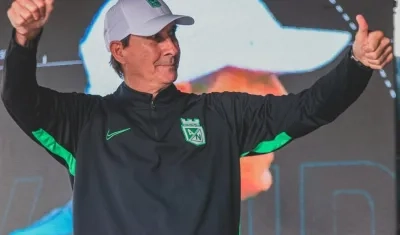 Alexandre Guimaraes, técnico de Atlético Nacional. 