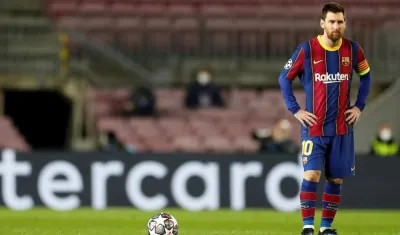 Lionel Messi, delantero argentino. 