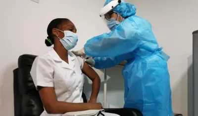 Marcia Blandón, auxiliar de enfermería de la Clínica la Milagrosa.