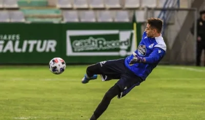 Lucho García, arquero barranquillero. 