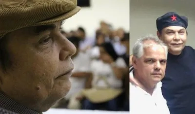 Amaury Díaz falleció este sábado 20 de febrero en Barranquilla. Foto derecha Javier Marrugo y Amaury Díaz.