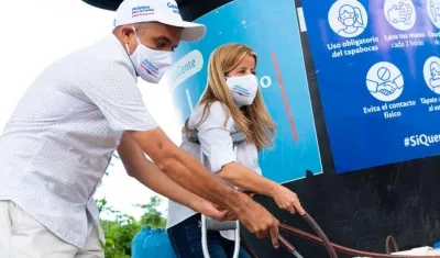 La Gobernadora del Atlántico, Elsa Noguera.