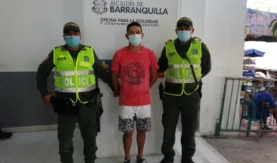 Kendry José Calderón Alarcón fue conducido a la URI de la Fiscalía. 