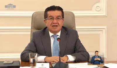Ministro de Salud, Fernando Ruíz.