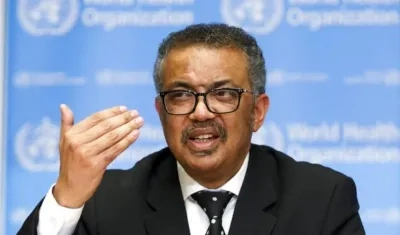 El director general de la OMS, Tedros Adhanom Ghebreyesus.
