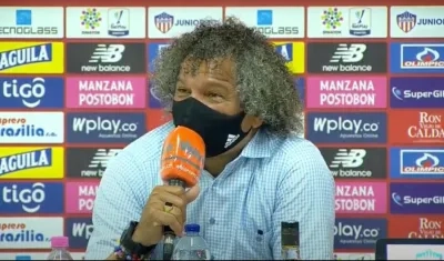 Alberto Gamero, DT de Millonarios.