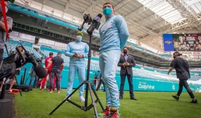 Saúl 'Canelo' Álvarez, boxeador mexicano. 