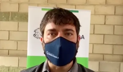 El Alcalde de Barranquilla, Jaime Pumarejo.