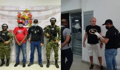 Los dos capturados pedidos en extradicción. 