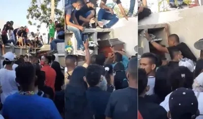 Una multitud sepultó como héroe a ‘Juan Diablo’