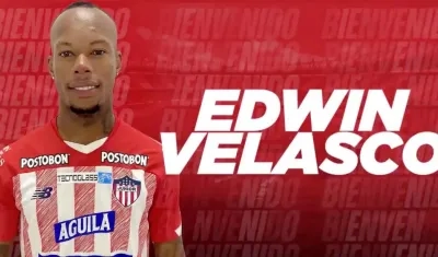 Así presentó Junior a Edwin Velasco. 