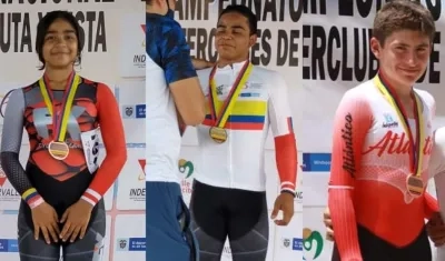 Sarai Gómez, Francisco Jaramillo y Nicolás Guzmán.