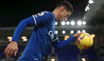 James Rodríguez, jugador colombiano. 