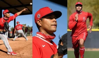 José Quintana durante el entrenamiento primaveral. 