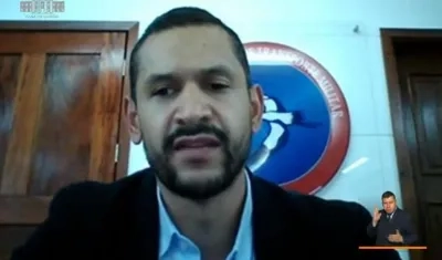 El Ministro del Interior, Daniel Palacios Martínez