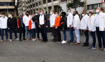 Comité Ejecutivo de Fecode en el Ministerio de Educación Nacional.