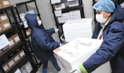 Vacunas de Sinovac en el Tolima.