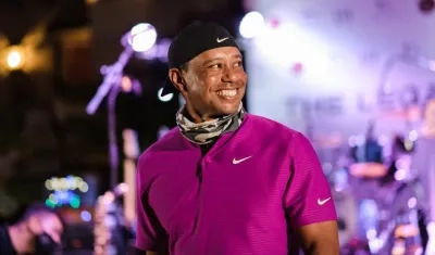 Tiger Woods, golfista norteamericano. 