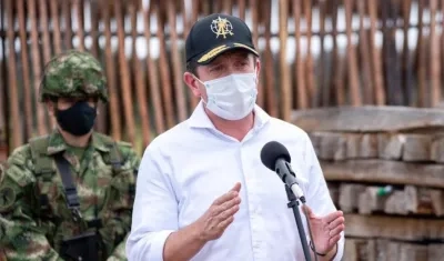 Diego Molano, Ministro de Defensa.