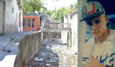 Jorge Enrique Schoonewoldd De León fue asesinado en este arroyo de Simón Bolívar.