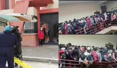  El accidente ocurrió en el edificio de la Facultad de Ciencias Financieras, ubicado en el campus de Río Seco.