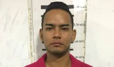 El expolicía cuando fue capturado por receptación.
