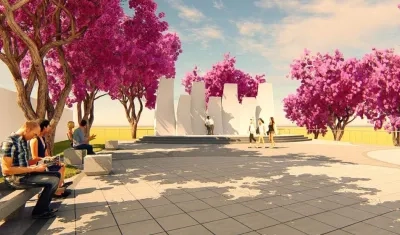 Diseño de la Plaza.