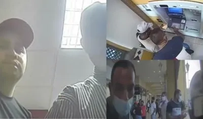 Dos de los integrantes de la red criminal.