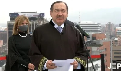 Eduardo Cifuentes, presidente de la JEP.