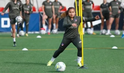Leicy Santos, jugadora colombiana. 