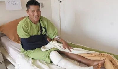 Erwin Tumiri, doble sobreviviente. 