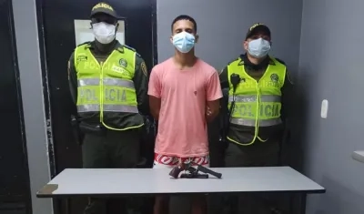 El presunto homicida tras su captura.