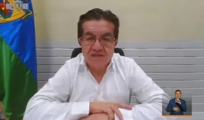 Ministro de Salud, Fernando Ruíz.