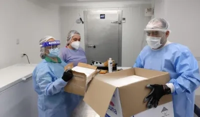 Barranquilla recibió el tercer lote de la vacuna de Pfizer contra el Covid-19.