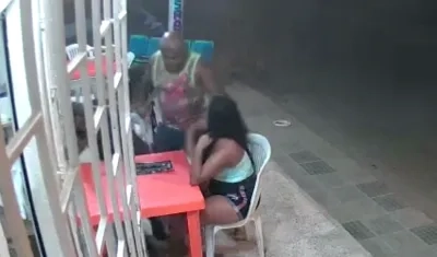 Imagen de la brutal agresión.