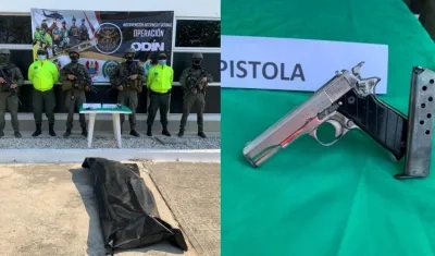A alias 'Bombillo' le encontraron en su poder una pistola. 