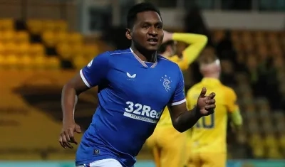 Alfredo Morelos, jugador colombiano. 